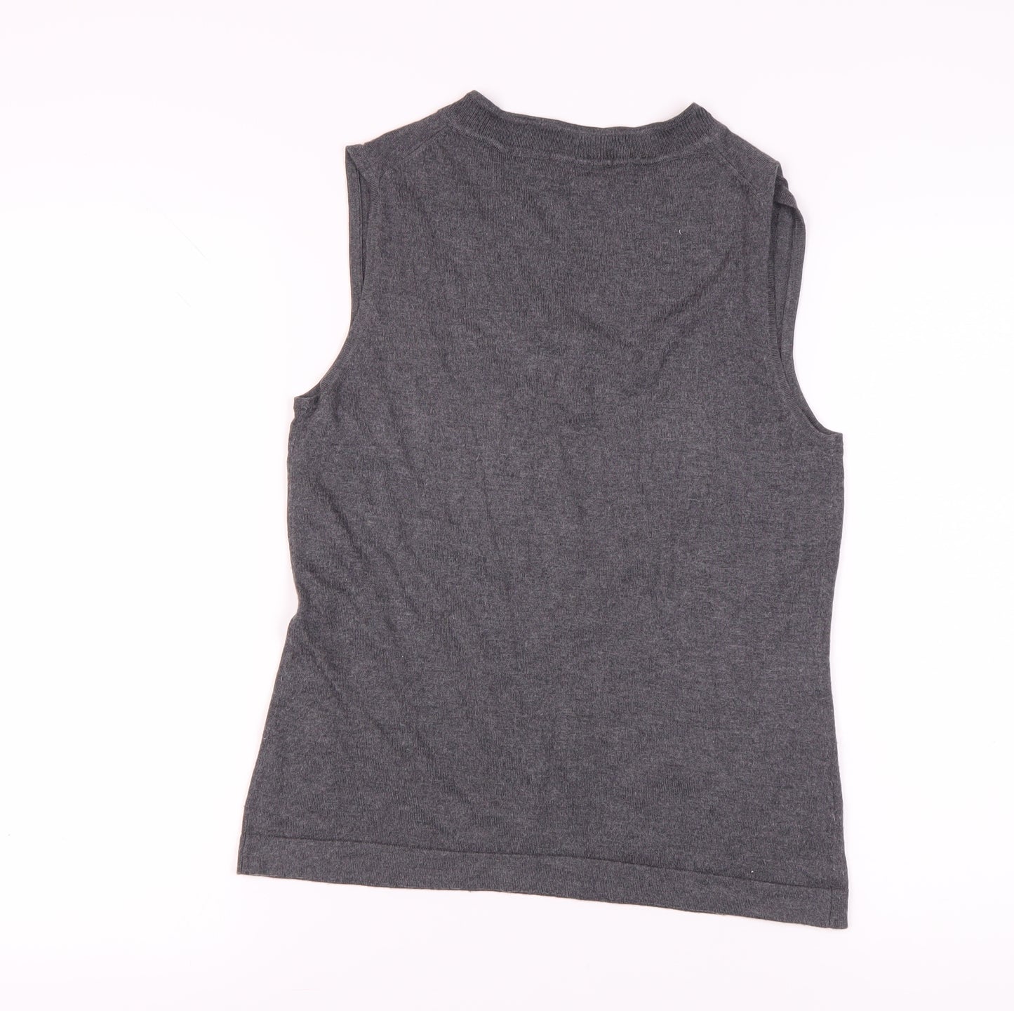 Austin Reed Women's Grey Sleeveless V-Neck Vest