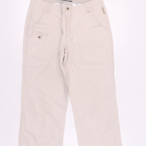 Columbia Women's Beige Cotton Capri Trousers Size 8