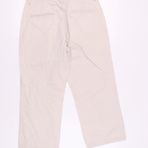 Columbia Women's Beige Cotton Capri Trousers Size 8