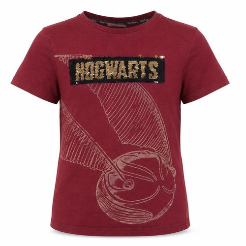 Harry Potter Girls Red Graphic T-Shirt 8 Years