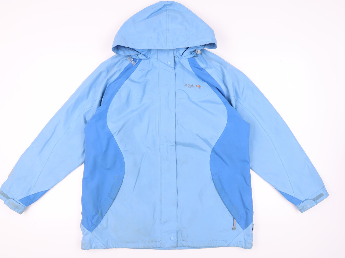 Regatta Women's Blue Rain Coat Size 16 Waterproof