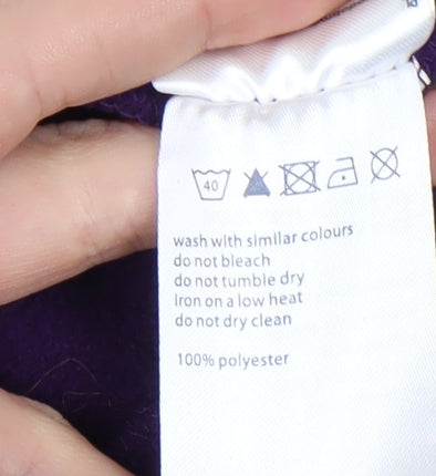 Mountain Warehouse Women's Purple Fleece Jacket Size 14