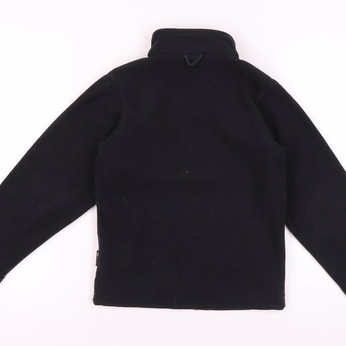 Trespass Boys Black Basic Jacket, Size 9-10, Full Zip