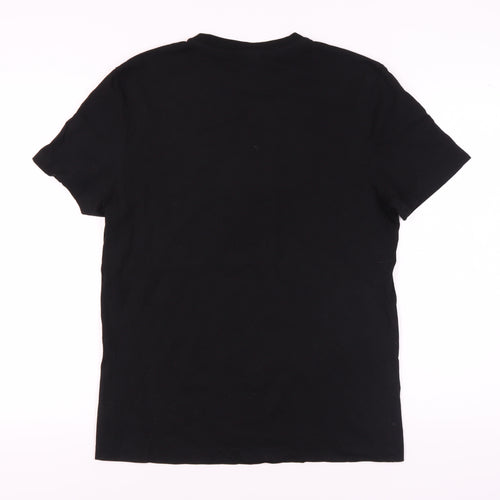 Marvel Men's Black L Spider-Man Logo T-Shirt