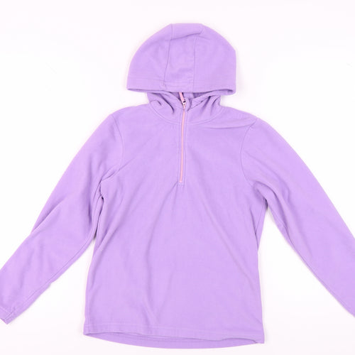 Mountain Warehouse Girls Purple Fleece Jacket 11-12 Years