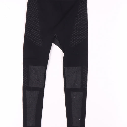 Dare2B Girls Black Ankle Leggings S - Comfortable Fit