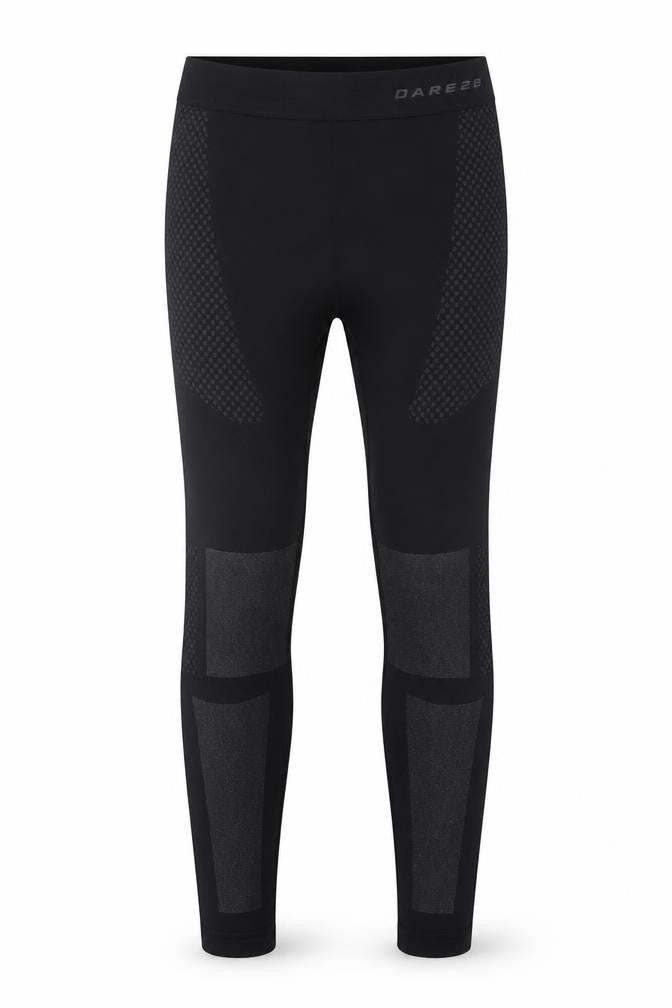 Front view of Dare 2b girls’ black ankle leggings s - comfortable fit