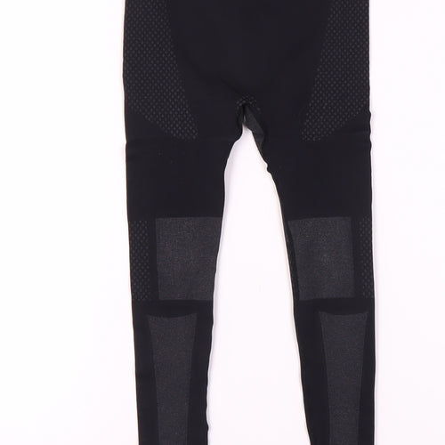 Dare2B Black Ankle Leggings - Kids Size S, Breathable & Stretch