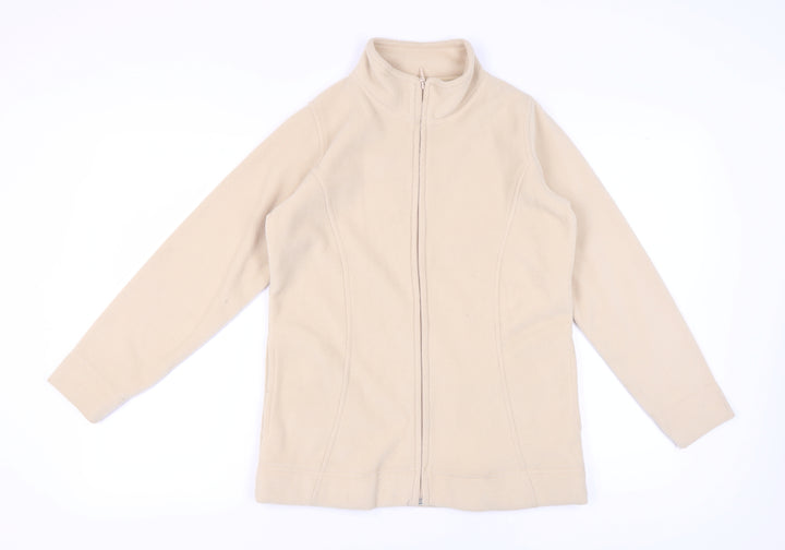 EWM Women's Beige Fleece Jacket - Size S