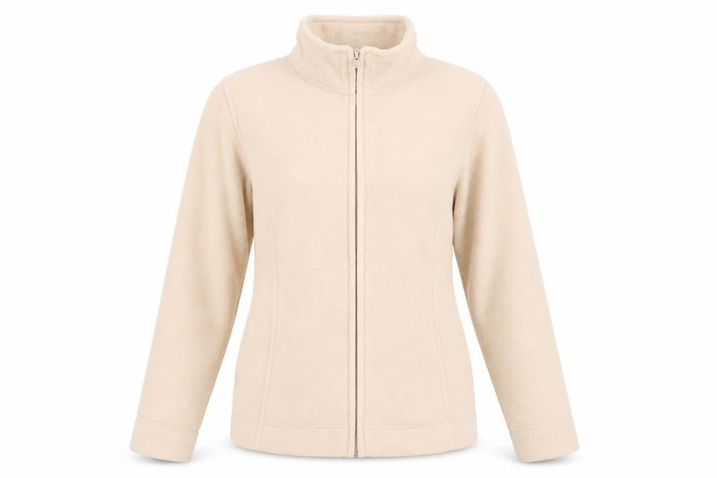 EWM Women's Beige Fleece Jacket - Size S