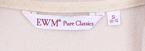 EWM Women's Beige Fleece Jacket - Size S