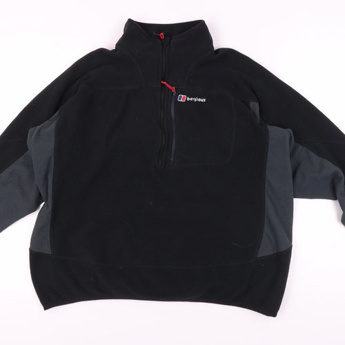 Berghaus Men's Black 2XL Fleece Pullover Sweatshirt