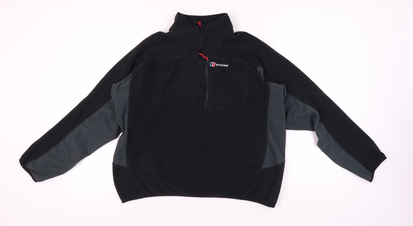 Berghaus Men's Black 2XL Fleece Pullover Sweatshirt