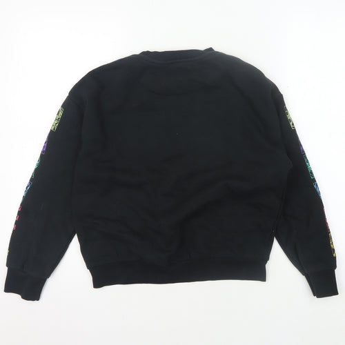 Marks and Spencer Marvel Boys Black Graphic Sweatshirt 10-11 Years