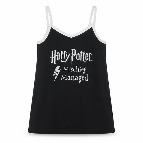 Harry Potter Girls Black Cami Nightshirt - 9-10 Years