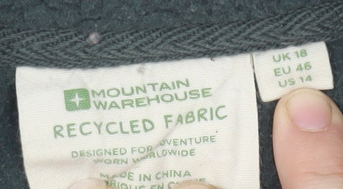 Mountain Warehouse Women's Grey Fleece Pullover Sweatshirt Size 18