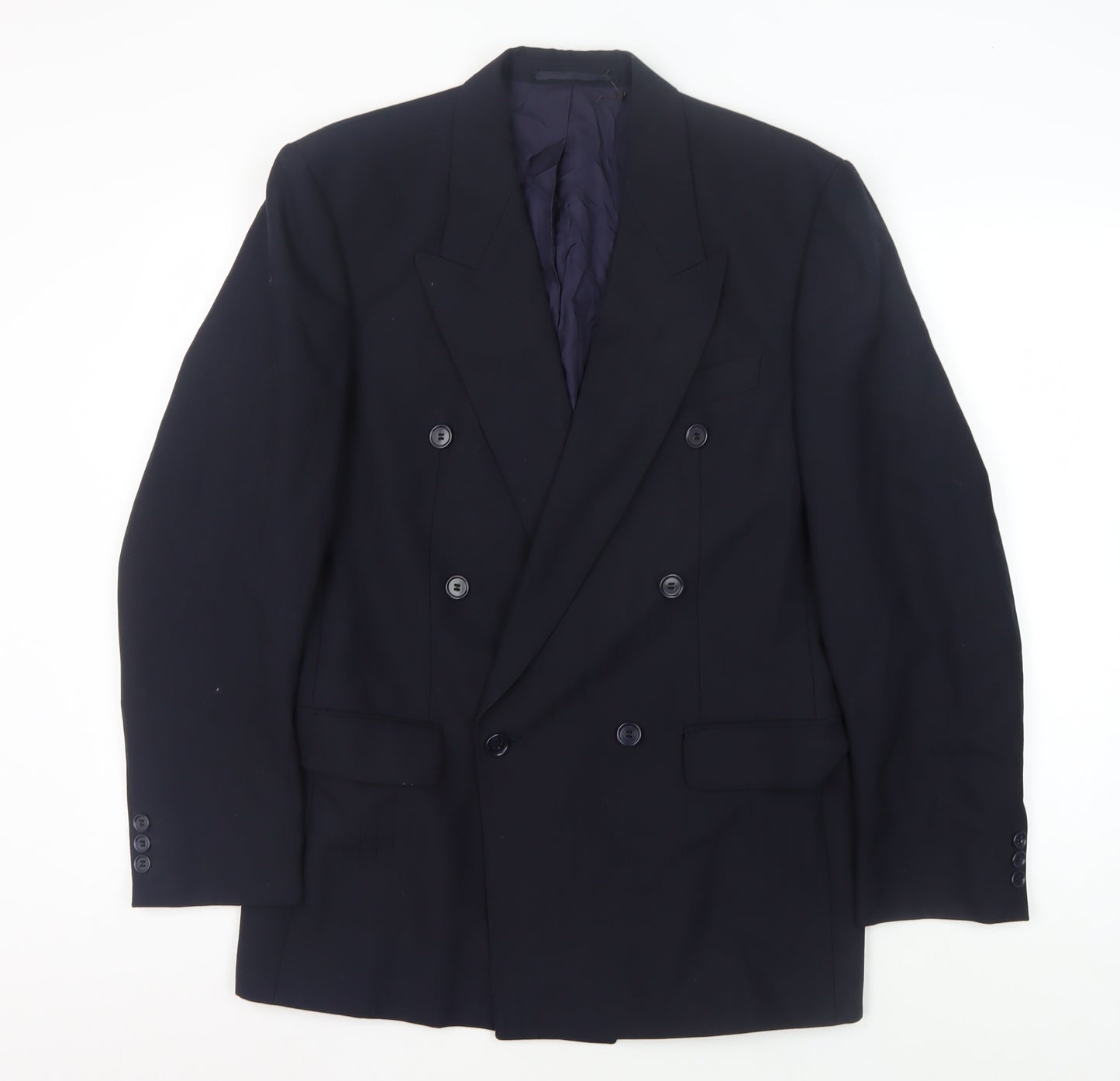 Bäumler Men's Blue Blazer UK 38R Double-Breasted Formal