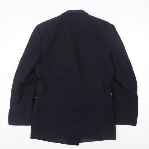Bäumler Men's Blue Blazer UK 38R Double-Breasted Formal