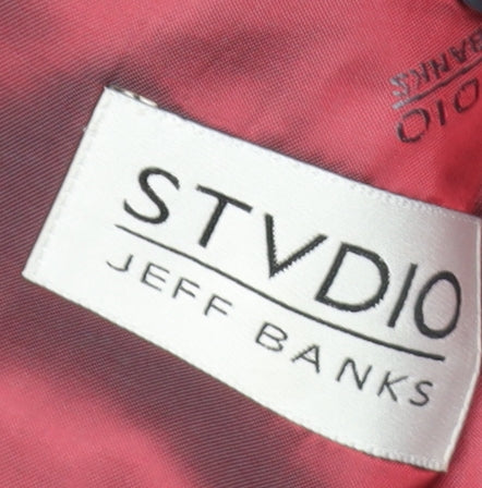 Jeff Banks Men's Grey Wool Blazer, Size 40S