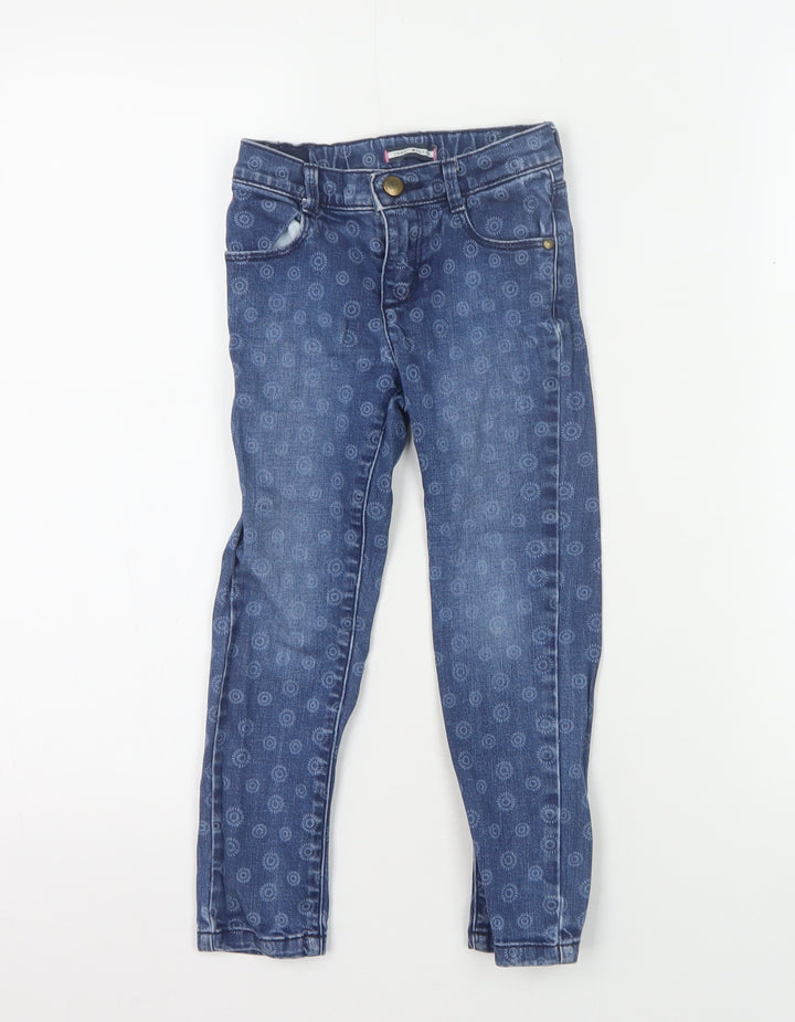 Tommy Hilfiger Girls Blue Jeans 4 Years Slim Casual