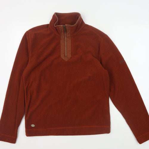Regatta Men's Brown 1/2 Zip Sweatshirt, Size S, Excellent