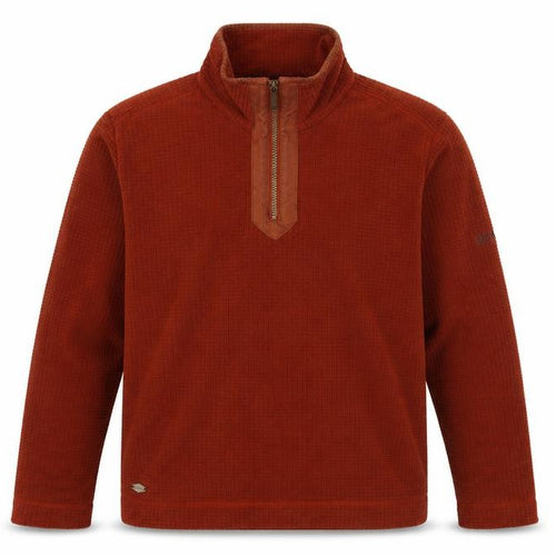 Regatta Men's Brown 1/2 Zip Sweatshirt, Size S, Excellent
