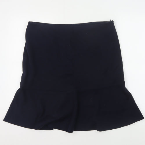 Laura Ashley Women's Black Knee Length Skirt, Size 16