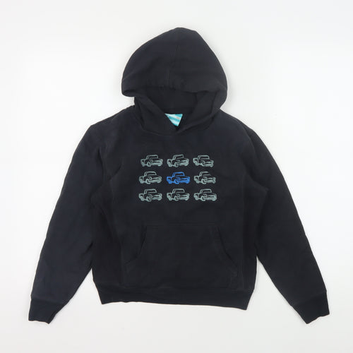 Mountain Warehouse Boys' Black Car Graphic Hoodie 9-10 Years
