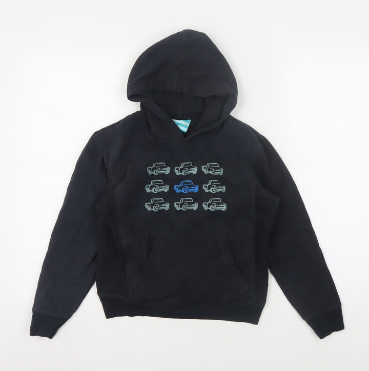 Mountain Warehouse Boys' Black Car Graphic Hoodie 9-10 Years