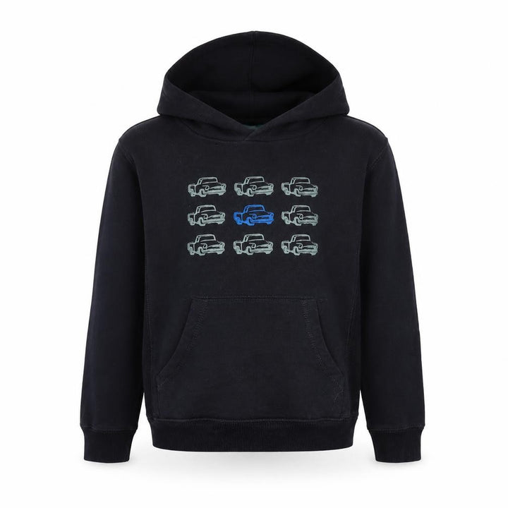 Mountain Warehouse Boys' Black Car Graphic Hoodie 9-10 Years