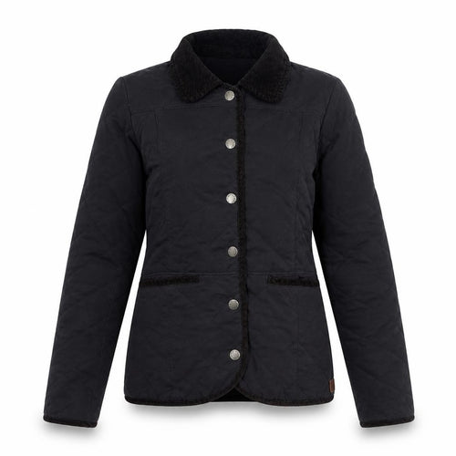 FatFace Women's Black Quilted Jacket Size 6 Casual
