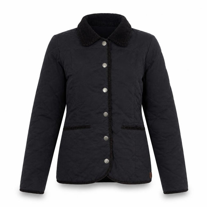 FatFace Women's Black Quilted Jacket Size 6 Casual