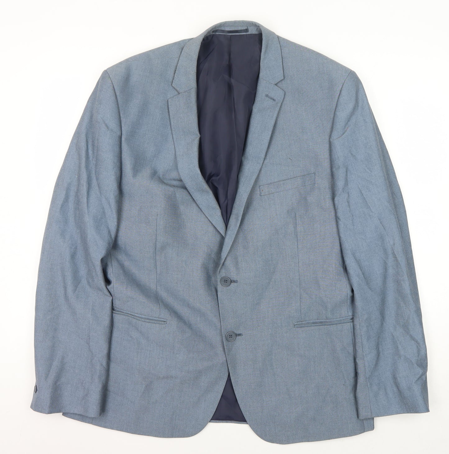 Red Herring Men's Blue Slim Fit Blazer, 44R