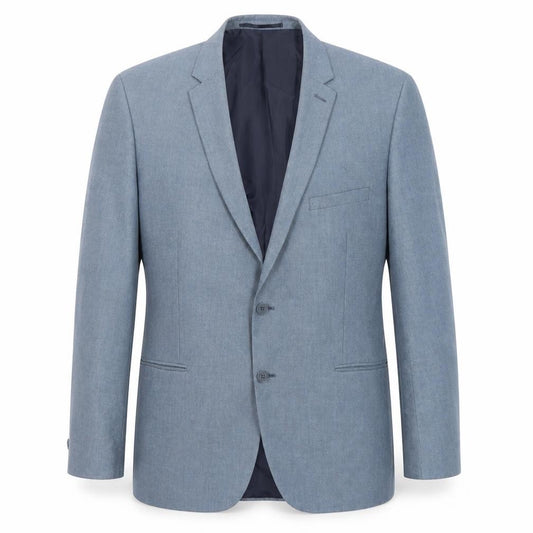 Front view of Red Herring Men's Blue Slim Fit Blazer, 44R