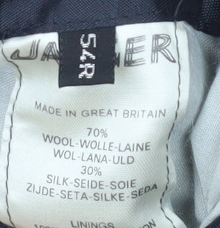 Jaeger Men's Brown Check Blazer Jacket 54R