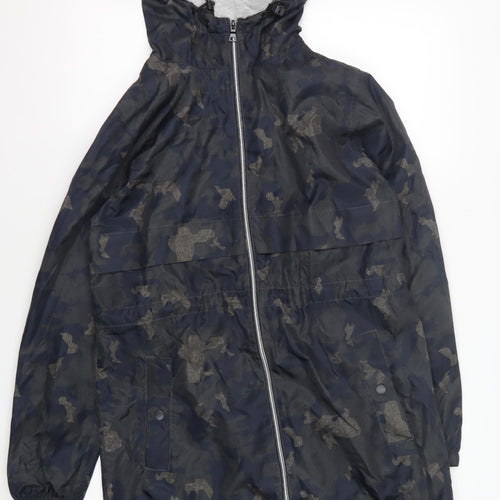 Marks and Spencer Women's Multicoloured Hooded Rain Jacket