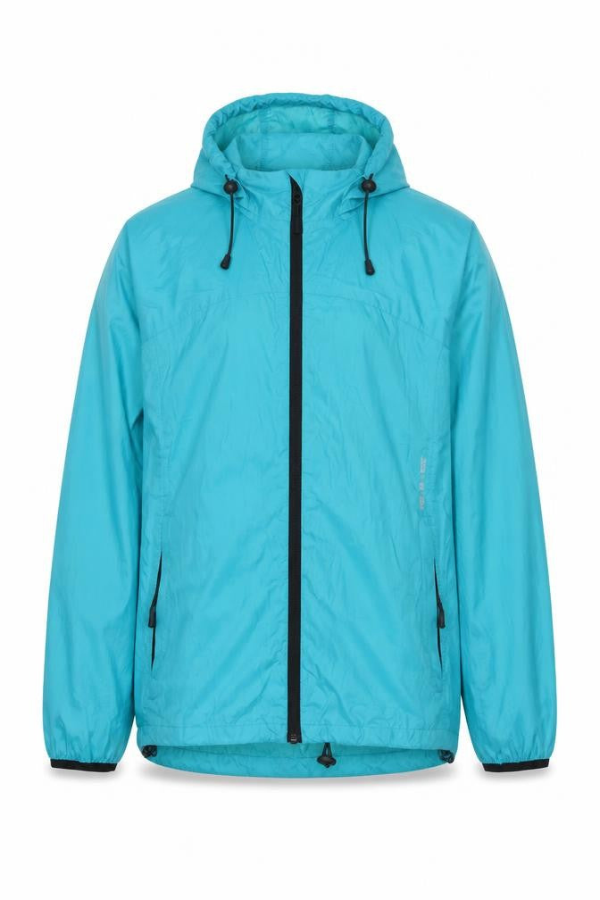Front view of Target Dry Men's Blue Waterproof Lightweight Jacket S