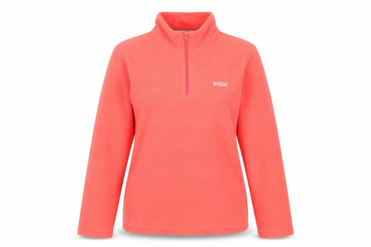 Front view of Regatta Women's Pink Fleece Sweatshirt, size 14