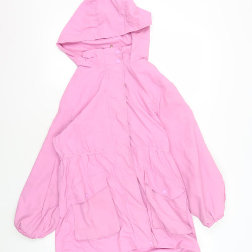 Next Girls Pink Jacket - 11 Years Nylon Long Sleeve