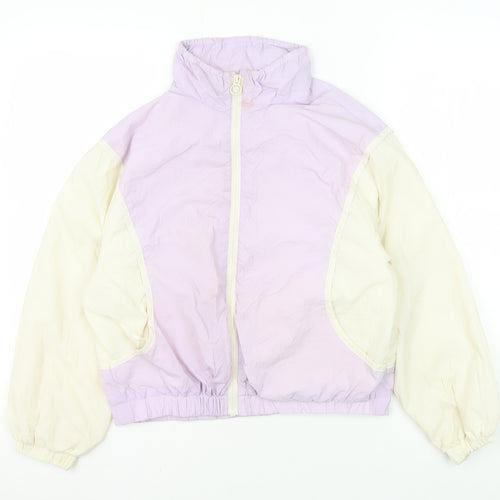 Zara Women's Multicoloured Track Jacket Size 10