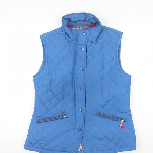 Ness Women's Blue Quilted Waistcoat Size 12