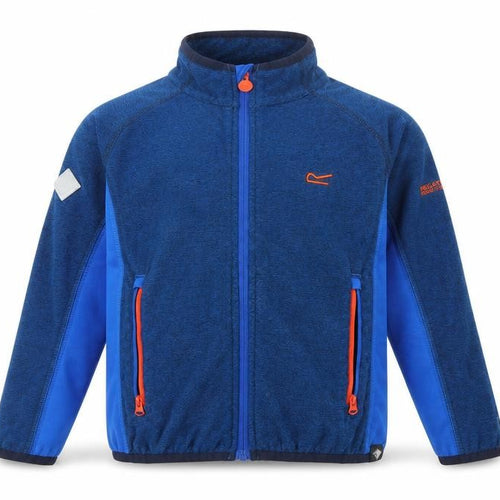 Regatta Boys Blue Track Jacket Size 7 Years Full Zip