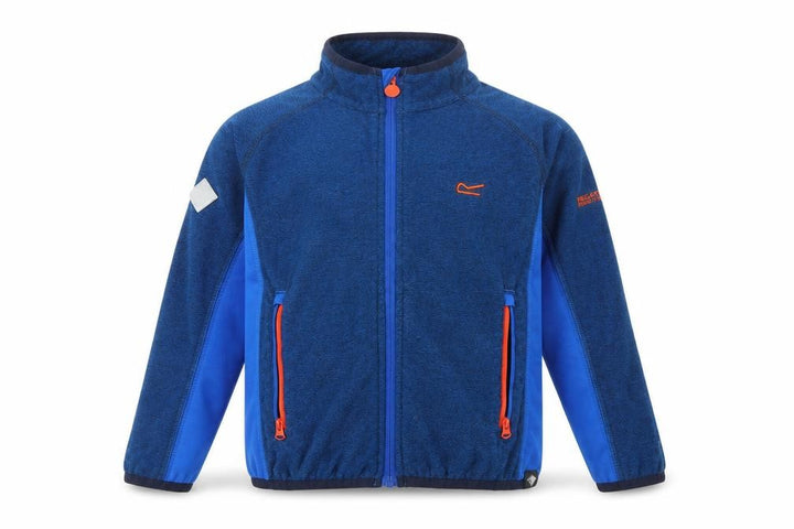 Regatta Boys Blue Track Jacket Size 7 Years Full Zip
