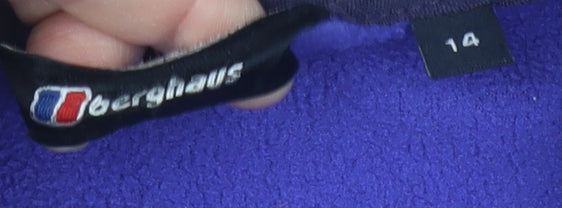 Berghaus Women's Purple Fleece Jacket - Size 14