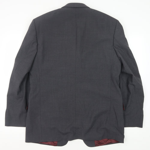 Brook Taverner Grey Men's Blazer, Size 40, Regular Fit
