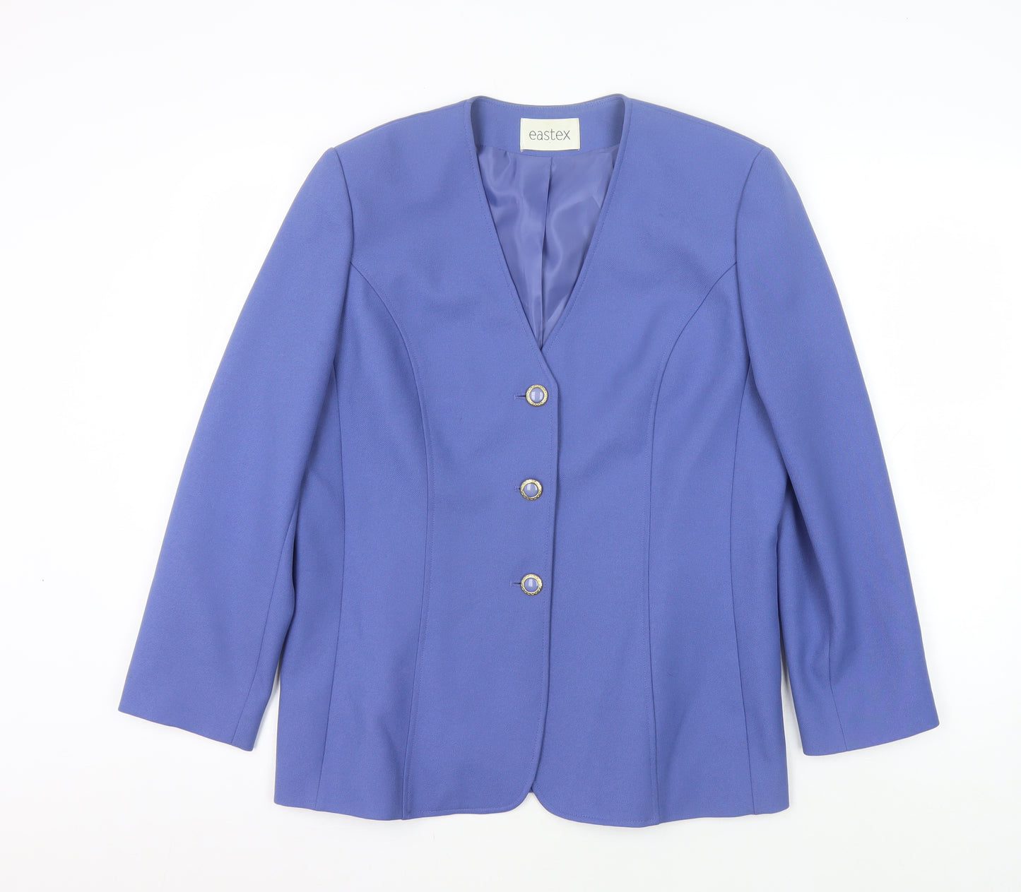 Eastex Women's Blue Suit Jacket Size 12