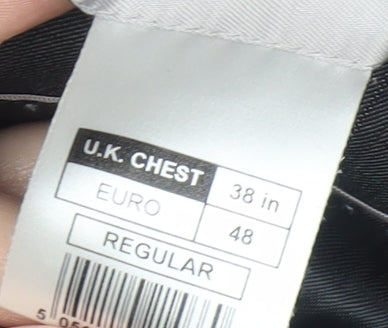 Limehaus Men's Grey Blazer, 38 Regular, Wool Blend