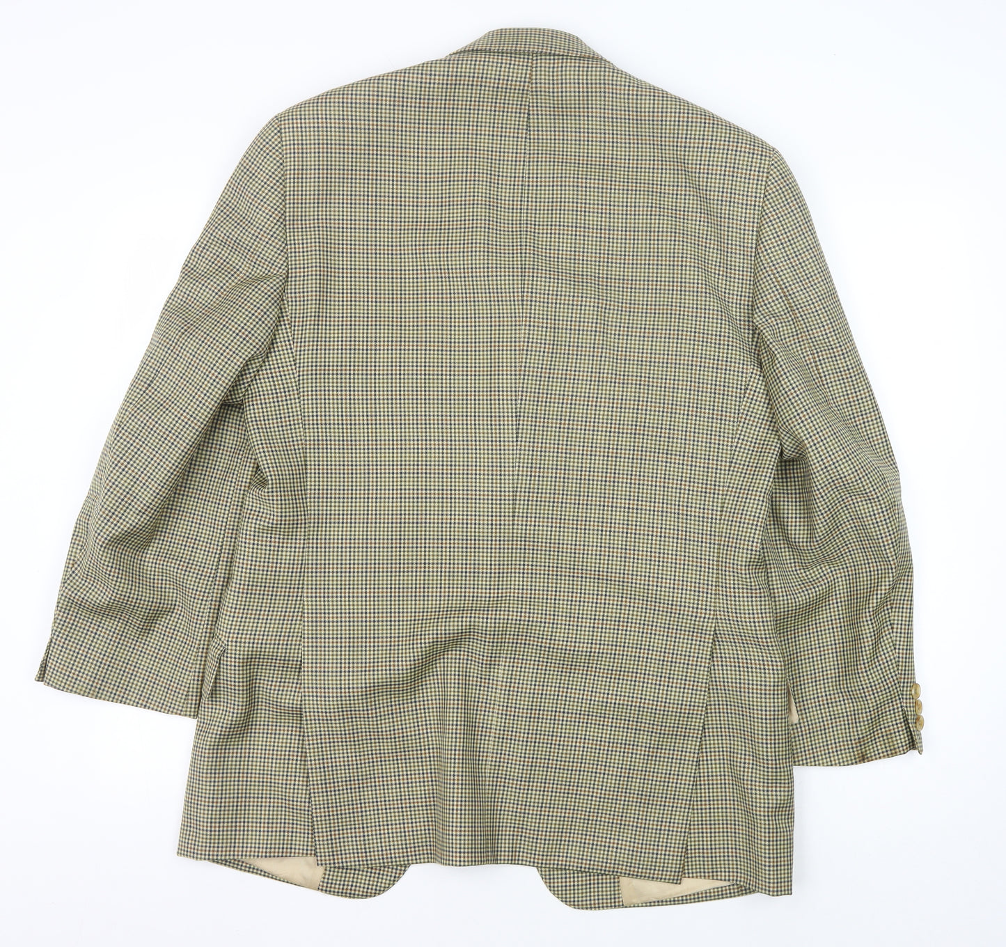 Austin Reed Men's Multicoloured Wool Blazer 38R Check