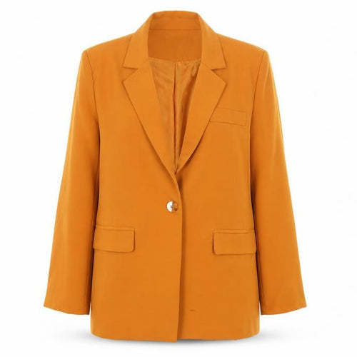 Urban Bliss Orange Women's Blazer Size 12 - Casual Workwear