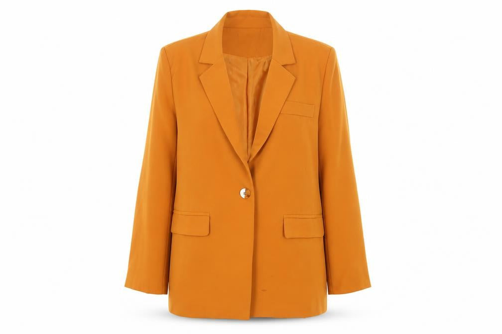 Urban Bliss Orange Women's Blazer Size 12 - Casual Workwear
